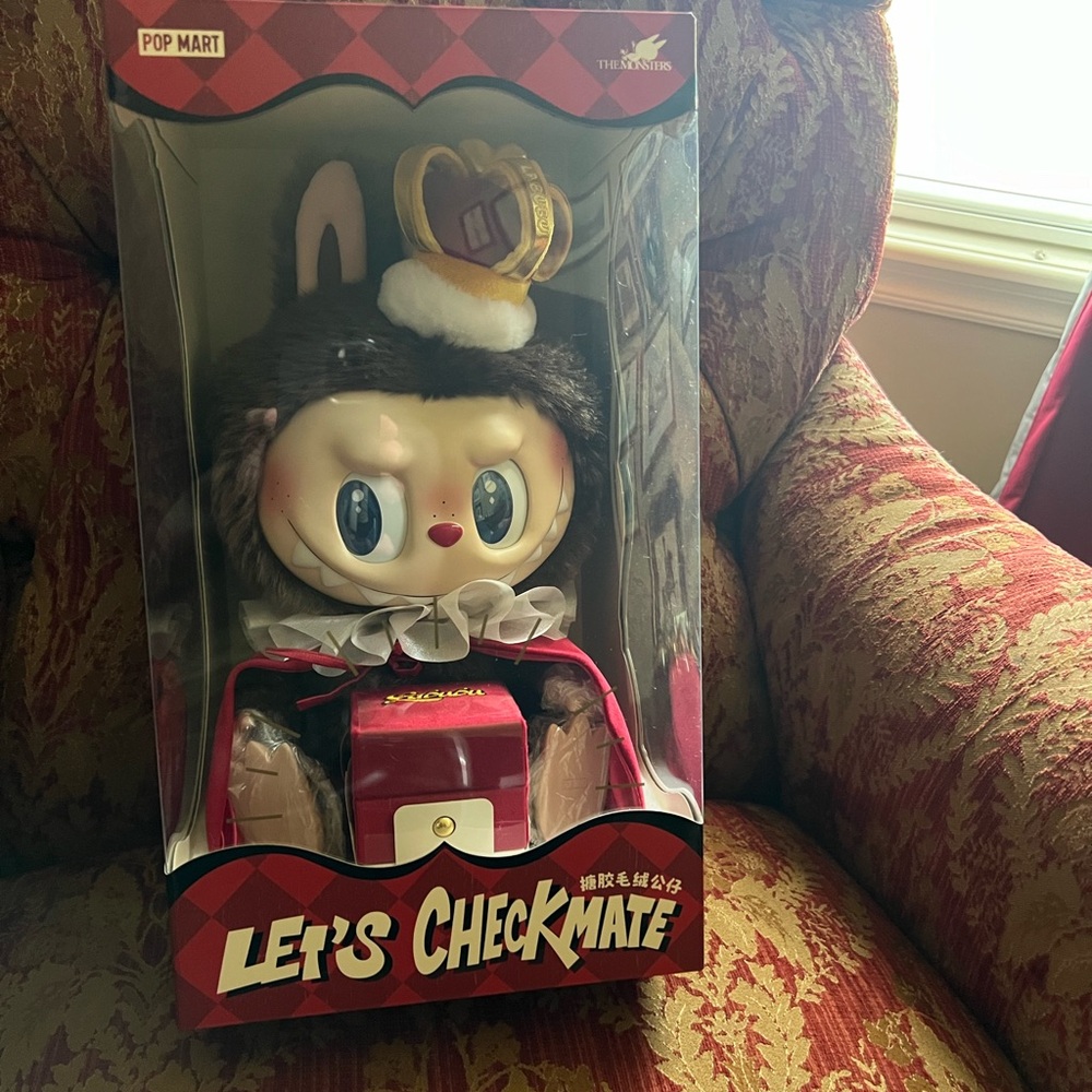 Pop Mart Labubu THE MONSTERS Let's Checkmate Series Vinyl Plush Doll